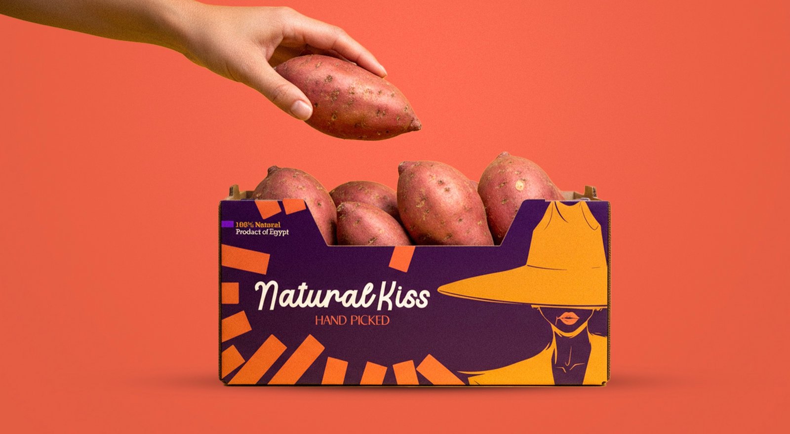 Natural Kiss hand picked sweet potatoes