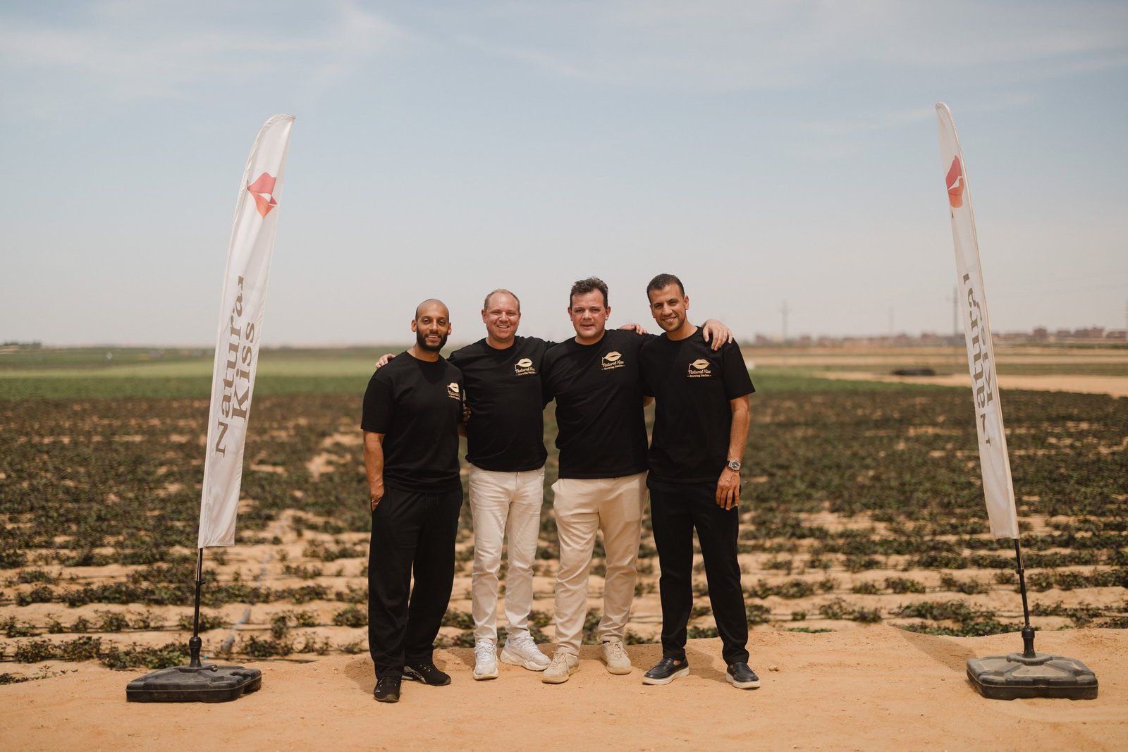 The founders together in the field